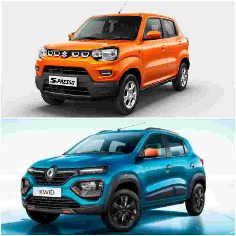 Maruti Suzuki S-Presso VS Renault Kwid Facelift：查看價格，設施和更多詳細信息