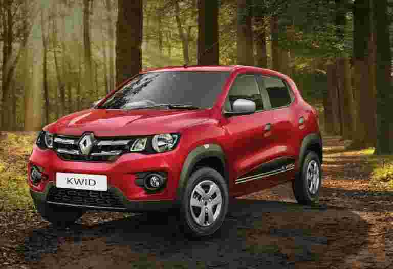 雷諾kwid整容推出。支票價格，這里的功能