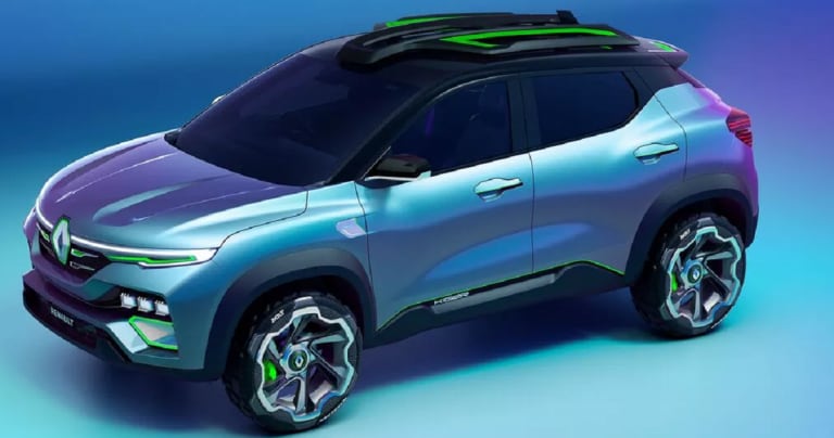 雷諾kiger suv今天亮相;專注于特色艙室，引人注目的設計