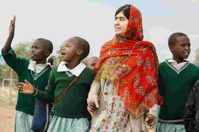 Nobel Laureate Malala Yousafzai墨水墨水與Apple TV +打造原創內容