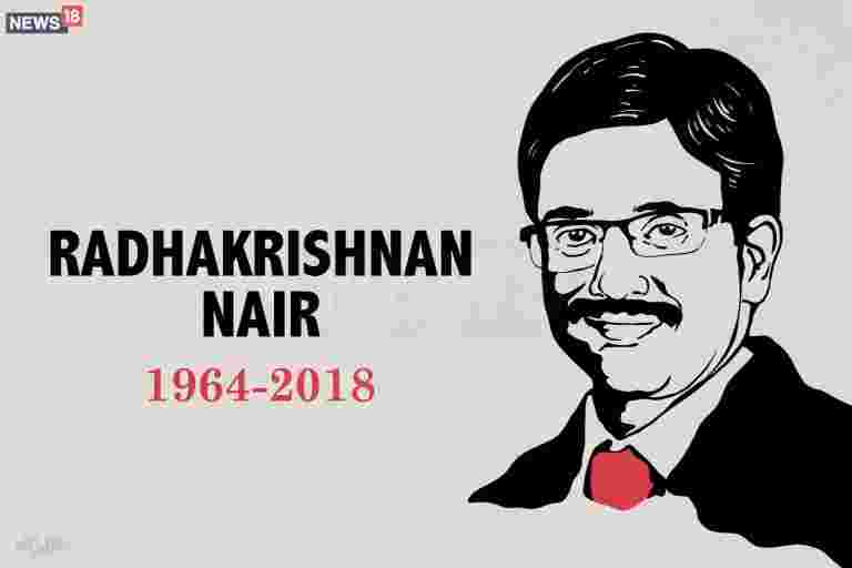 新聞室中的禪宗：記住CNN-News18的Radhakrishnan Nair