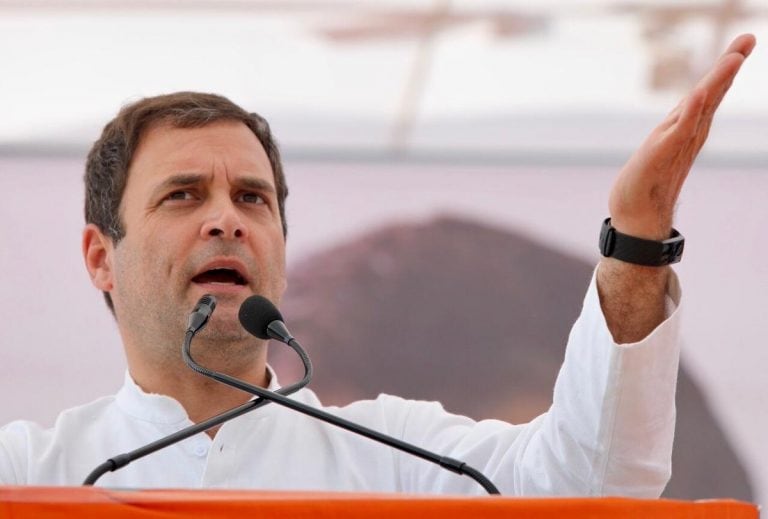 PM Modi忽略了農民的問題，說Rahul Gandhi