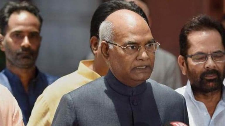Ram Nath Kovind，Narendra Modi，其他領導人在Janmashtami上迎接國家