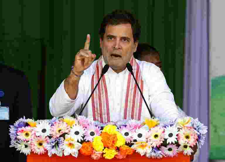 GST對印度未經組織經濟的第二重要攻擊：Rahul Gandhi.